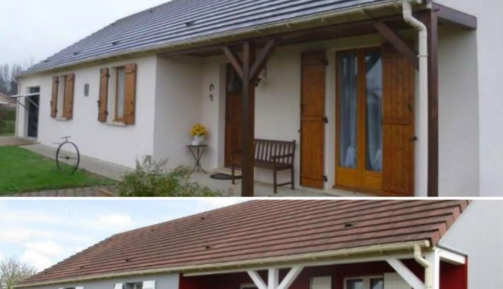 Boiseries et volets avant peinture