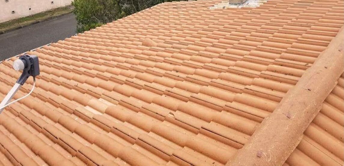 Toiture propre après nettoyage, second chantier